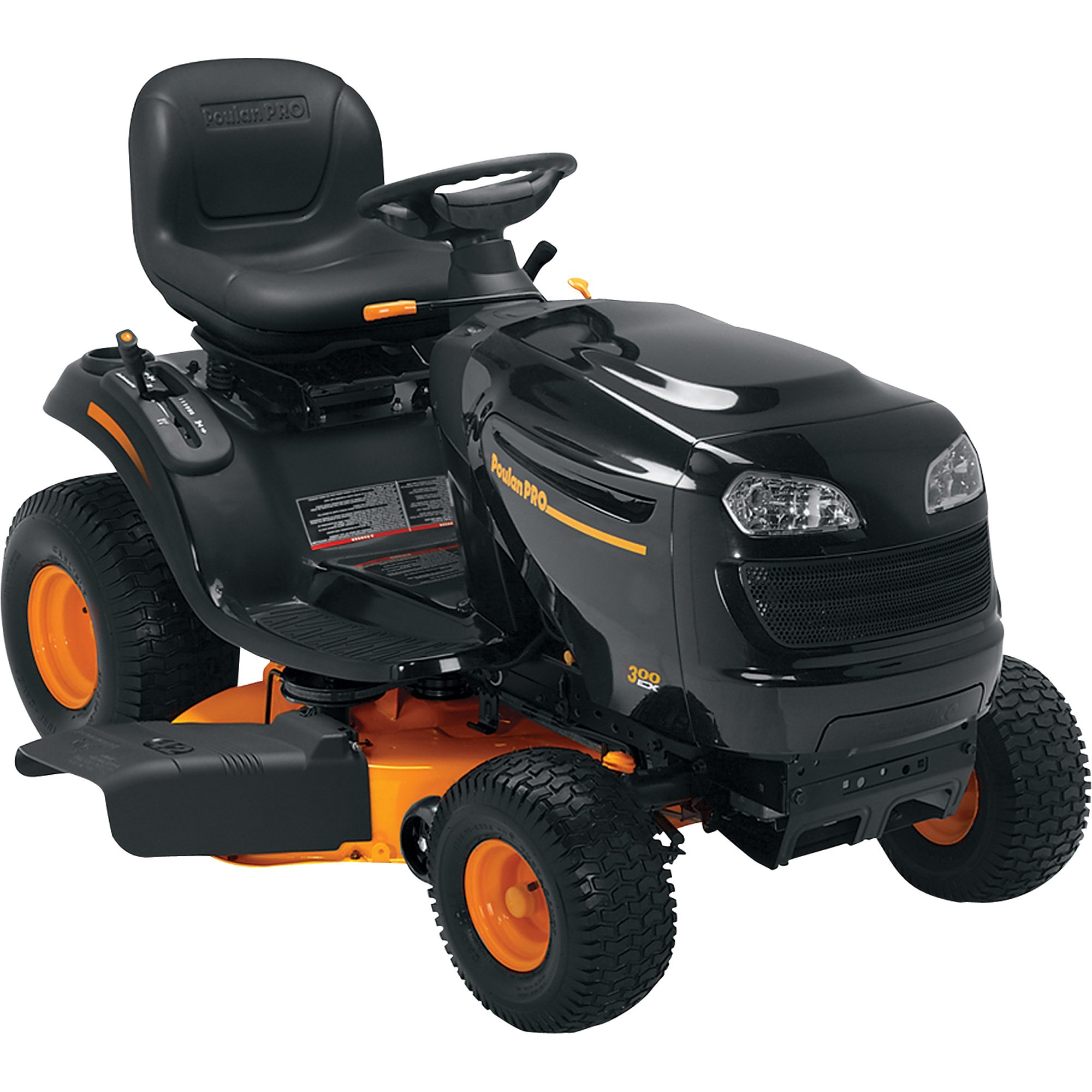Poulan Pro Lawn Tractor — 19.5 HP, 42in. Deck, Model# PB195H42LT